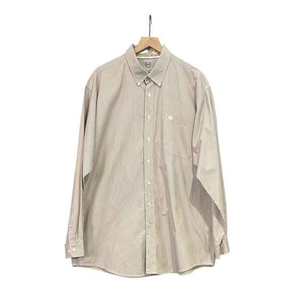 Cinch Mens Size Long Sleeve Button Up Casual Western Shirt Size XL - Picture 2 of 10